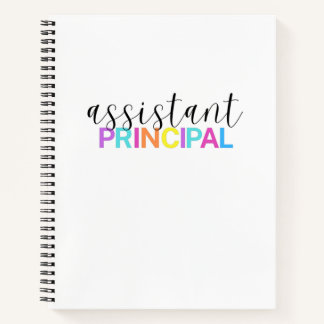 Assistant Principal Spiral Notebook