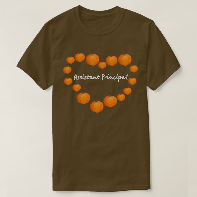 Assistant principal Thanksgiving T-Shirt (Design Front)