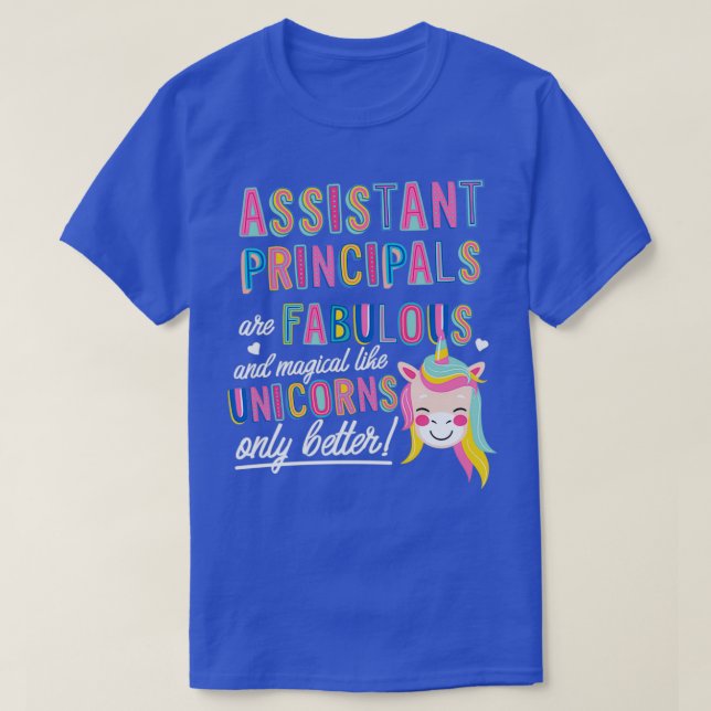 Assistant Principals Gift Idea T-Shirt (Design Front)