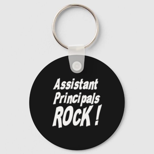 Assistant Principals Rock! Keychain (Front)