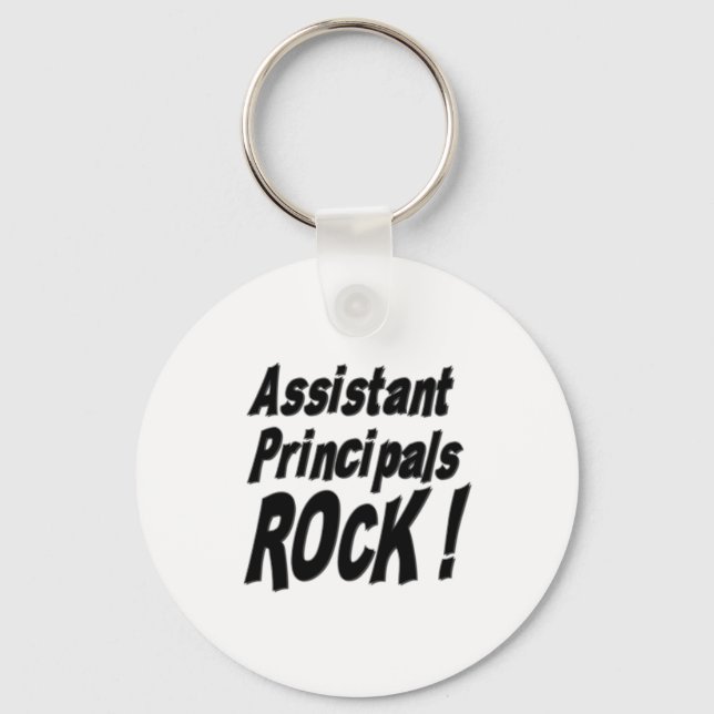Assistant Principals Rock! Keychain (Front)