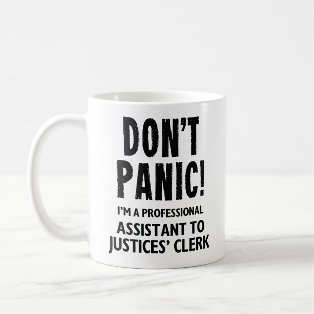 Assistant to Justices' Clerk Coffee Mug (Left)