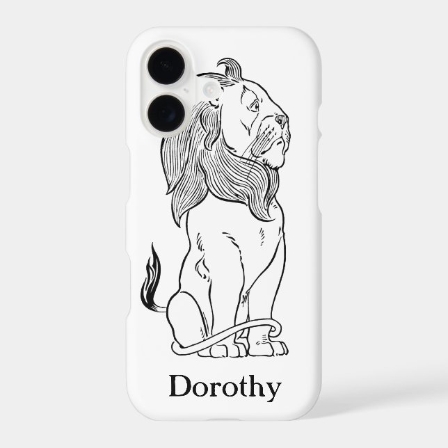 Assistant vintage d'Oz, Lion courageux (Verso)