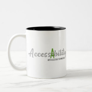 Assistive Technology helps Access your ABILITY Two-Tone Coffee Mug
