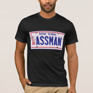 Assman New York License Plate Products T-Shirt