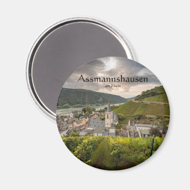 Assmannshausen am Rhein Magnet (Front/Back)