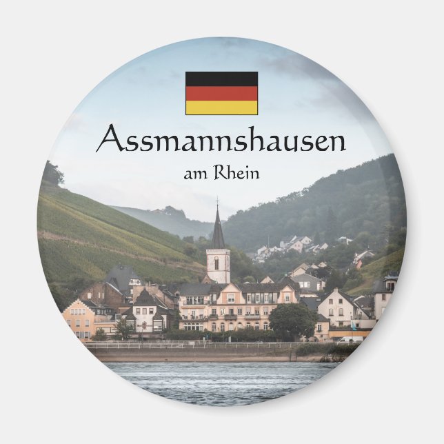 Assmannshausen Souvenir Magnet (Front)