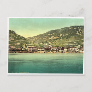 Assmannshausen, the Rhine, Germany rare Photochrom Postcard