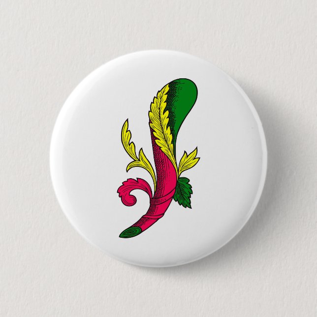 Asso di Bastoni 2 Inch Round Button (Front)