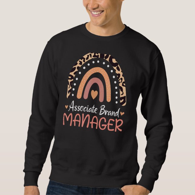 Associate Brand Manager Leopard Rainbow Appreciati Sweatshirt (Front)