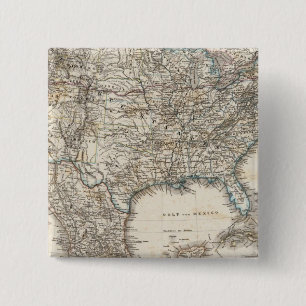 Association states of North America, Mexico 2 Inch Square Button