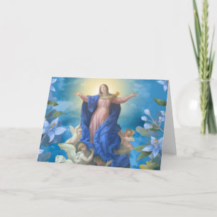Assomption religieuse de Marie Anges Carte d'écrit