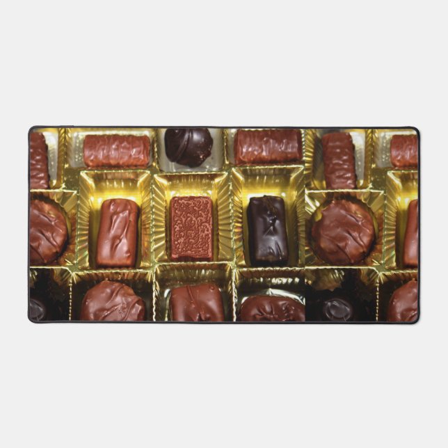 Assorted Chocolates Box Photo Desk Mat (Front)
