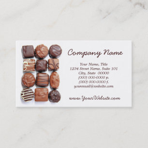 Assorted Chocolates Business Cards