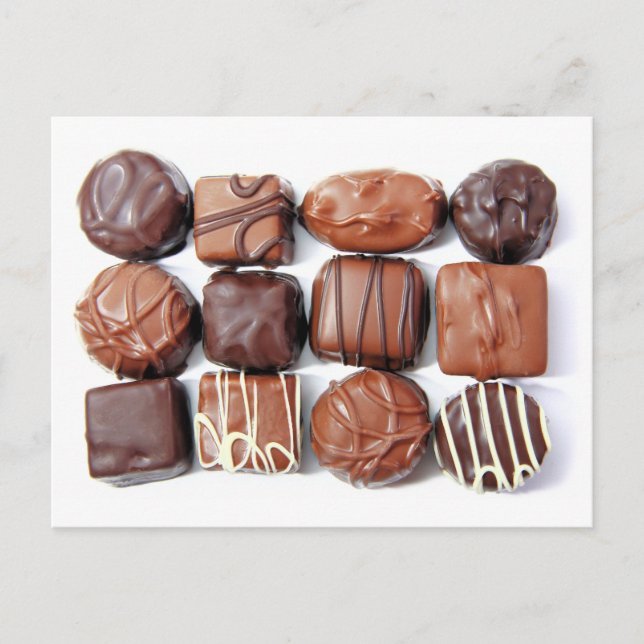 Assorted Chocolates Postcard (Front)