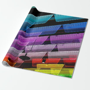Assorted-color ceiling decor lot wrapping paper