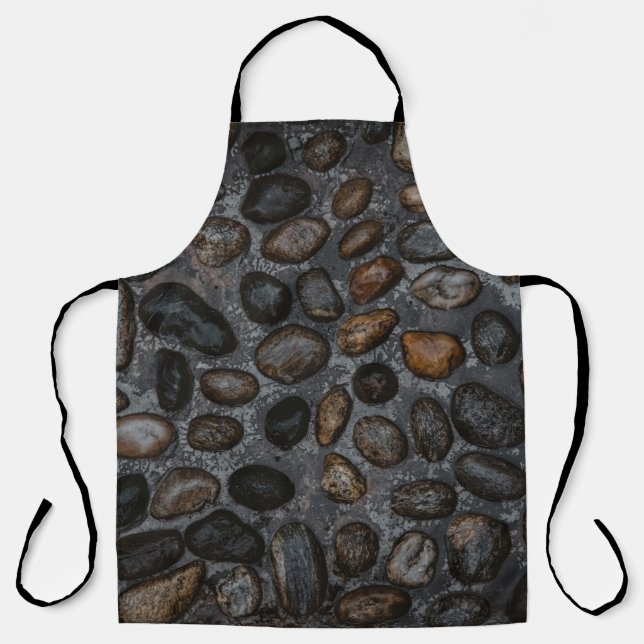 Assorted-color stones apron (Front)