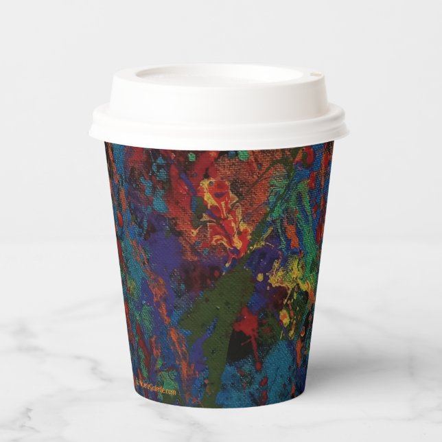 ASSORTED COLORS PAPER CUPS (Front)