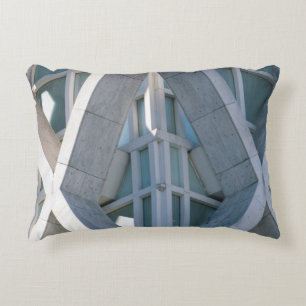 Assorted-colour abstract illustration accent pillow