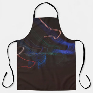 Assorted-colour LED lights illustration Apron