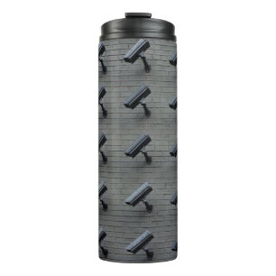 Assorted-colour security cameras thermal tumbler