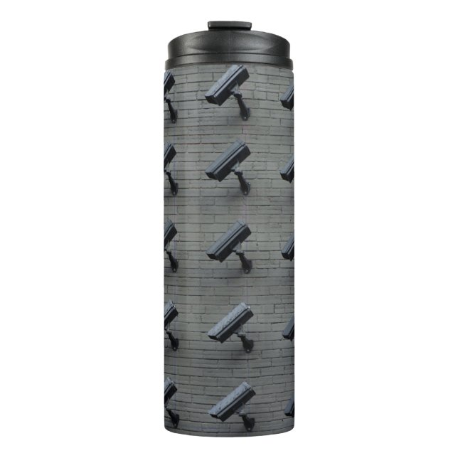 Assorted-colour security cameras thermal tumbler (Front)