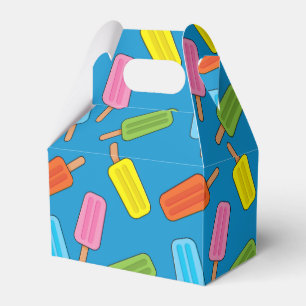 Assorted Colourful Popsicles Pattern Favor Box