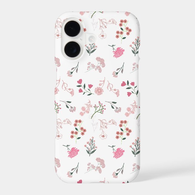 Assorted Delicate Flowers in Pattern Print (Back)