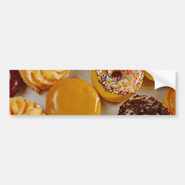 Assorted doughnuts bumper sticker (Front)