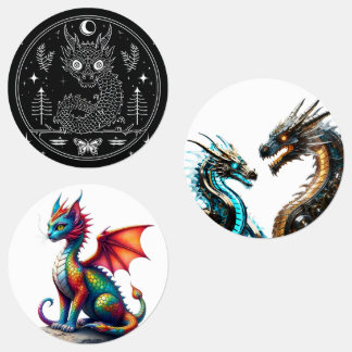 Assorted Dragon Stickers