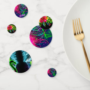 Assorted Electric Luau Tropical Birthday Party Confetti
