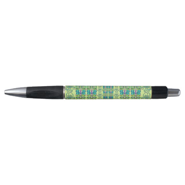 Assorted Floral Cupflowers Pen (Front)