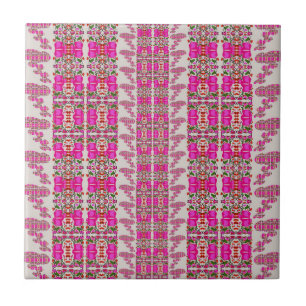 Assorted Floral Roses Tile