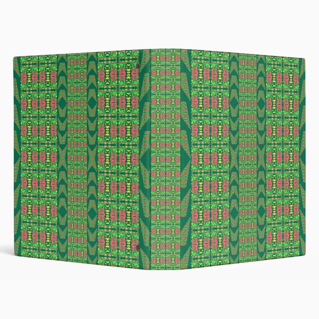 Assorted Floral Wings Binder (Background)
