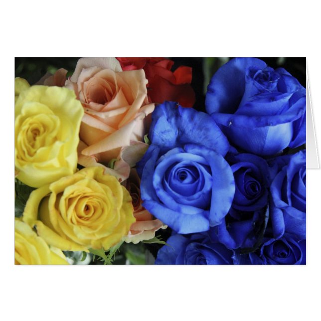 Assorted fresh rose bouquets (Front Horizontal)