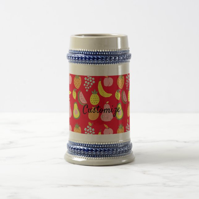 Assorted Fruits Collection Thunder_Cove   Beer Stein (Center)