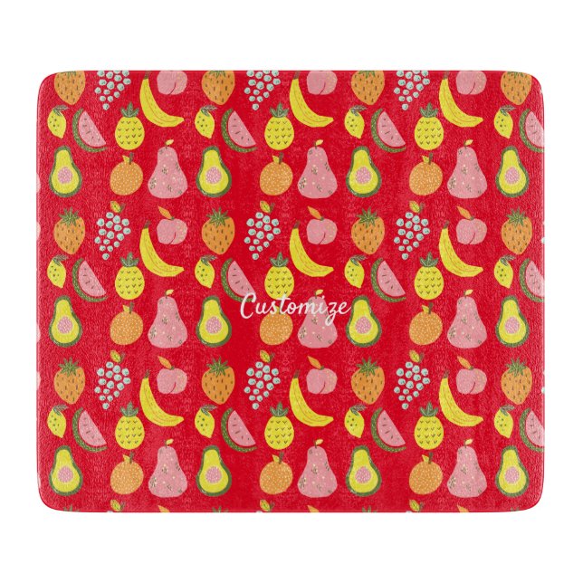 Assorted Fruits Collection Thunder_Cove   Cutting Board (Front)