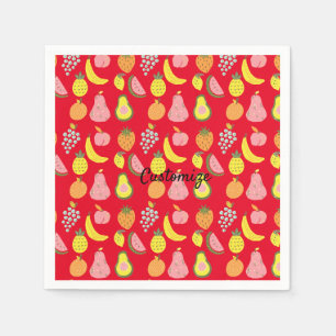 Assorted Fruits Collection Thunder_Cove Napkin