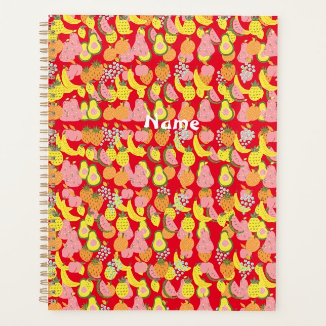 Assorted Fruits Collection Thunder_Cove    Planner (Front)