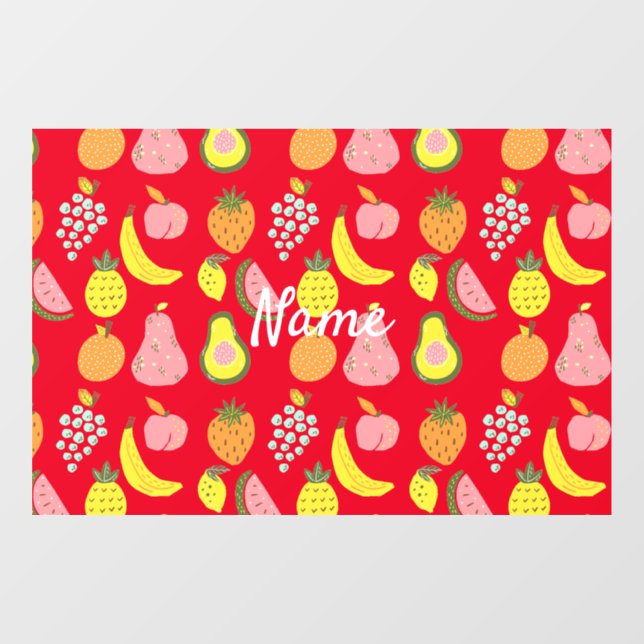 Assorted Fruits Collection Thunder_Cove   Window Cling (Sheet)