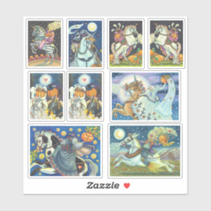 ASSORTED HEADLESS HORSEMAN HORSEWOMAN HALLOWEEN