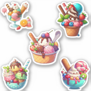 assorted ice cream