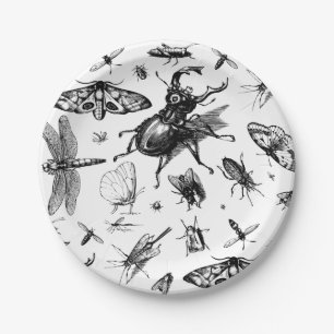 Assorted Insects Paper Plate