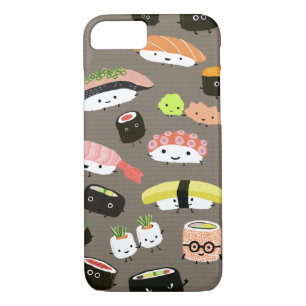 Assorted Kawaii Sushi Characters Cute and Funny Case-Mate iPhone Case