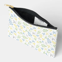 Assorted Leaves Pattern Blue Green Grey Yellow Wt