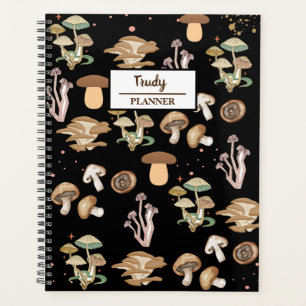 Assorted Mushrooms Personalized Planner