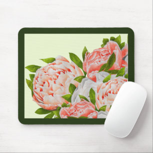 Assorted Peonies on a Mouse Pad