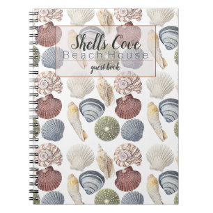 Assorted Shells Beach Vacation Rental Guest Book
