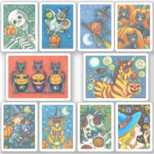 ASSORTED VARIETY HALLOWEEN HAPPY CUTE FUNNY WHIMSY