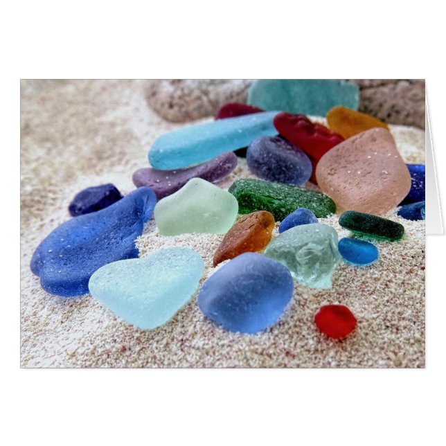 Assortiment en verre de mer (Devant horizontal)